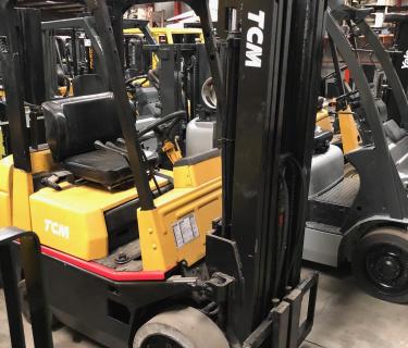 Tcm 3000lb Forklift Three Stage Mast Propane Industrial Liquidators Atlanta Area Forklifts Rentals Sales