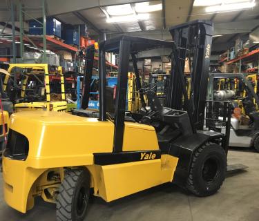 11 000lb Pneumatic Yale Forklift New Dual Drive Tires Industrial Liquidators Atlanta Area Forklifts Rentals Sales