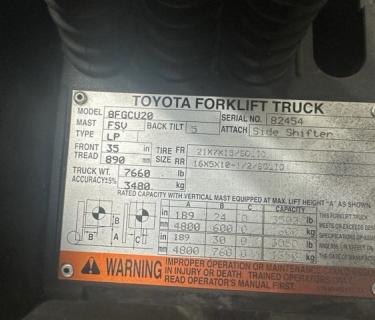 Toyota 4000lb forklift Atlanta Georgia, Atlanta Toyota Forklift 