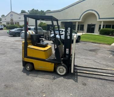 Yale 3000Lb Forklift 3 Stage Mast Side Shifting Forks Atlanta GEorgia