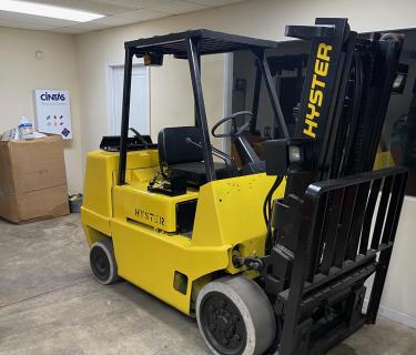 Hyster 8000lb Forklift 3 Stage Mast Side Shifting Forks LP Fuel