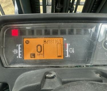 Mitsubishi Forklift 3 stage mast Side Shifting Forks Atlanta Forklifts