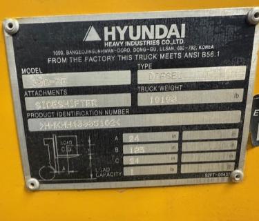 Hyundai Pneumatic Forklift for sale Alpharetta Georgia