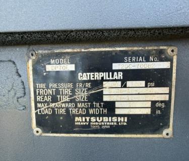 Caterpillar 15,500LB Forklift Enclosed Air Conditioned Cab