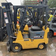 Caterpillar 3000lb Forklift 3 stage mast Side Shifting Forks Atlanta Forklifts