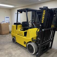 Hyster 8000lb Forklift 3 Stage Mast Side Shifting Forks LP Fuel