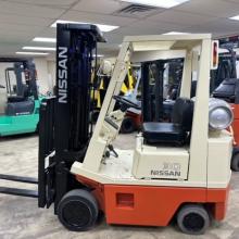 Nissan Forklift 3 stage mast Side Shifting Forks Atlanta Forklifts